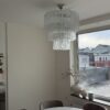 Transparent Murano Tubular Chandelier – 52 Glass Prisms — additional view