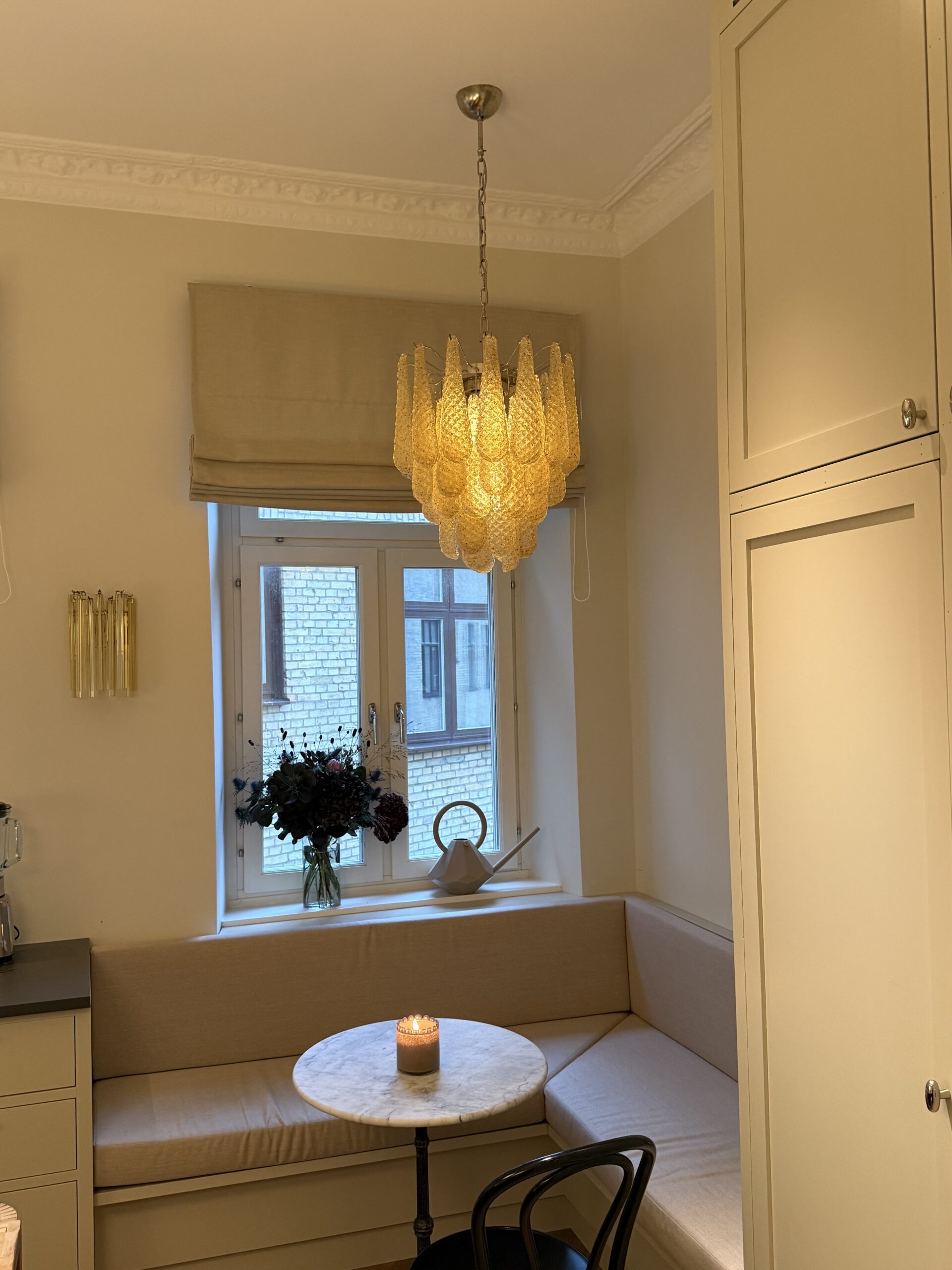 Amber Murano Drops Chandelier – 41 Glass Drops — additional view 4