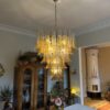 Caramel Murano Petal Chandelier – 75 Glass Petals — additional view 4