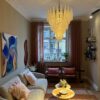 Transparent Murano Drops Chandelier – 75 Glass Drops — additional view 3
