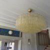 Honey Murano Tubular Chandelier – 101 Glass Prisms in handblown Italian glass