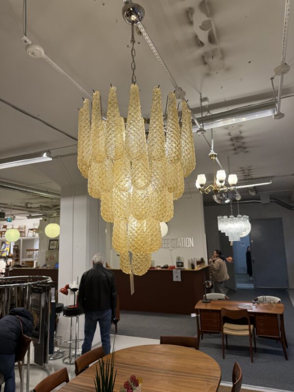 Amber Murano Drops Chandelier – 52 Glass Drops — additional view