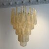 Amber Murano Drops Chandelier – 52 Glass Drops in handblown Italian glass