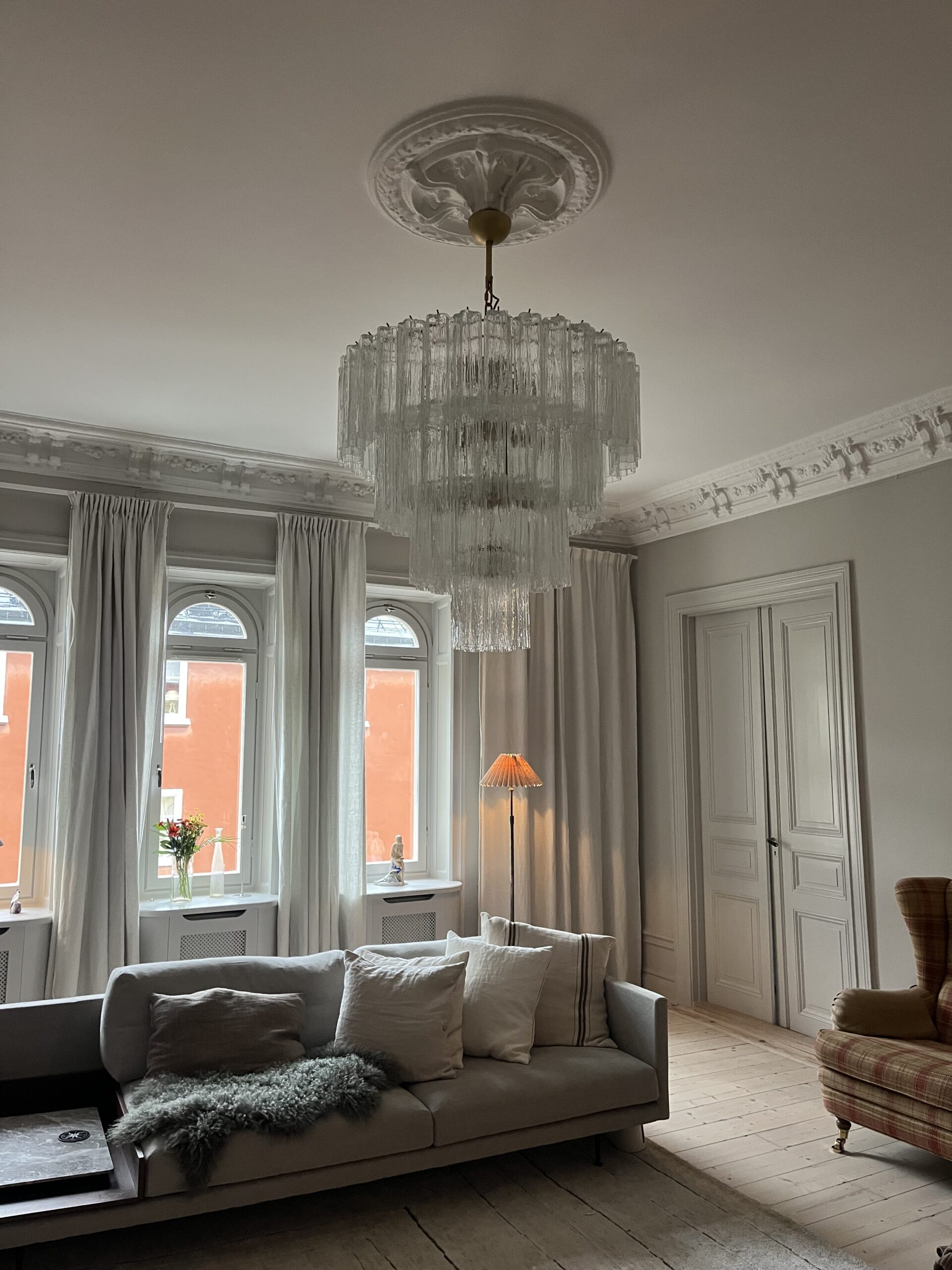 Murano Tubular Chandelier – 75 Glass Prisms — additional view 2