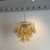 Caramel Murano Petal Chandelier – 53 Glass Petals — additional view