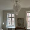 Transparent Murano Drop Chandelier – 52 Glass Drops — additional view
