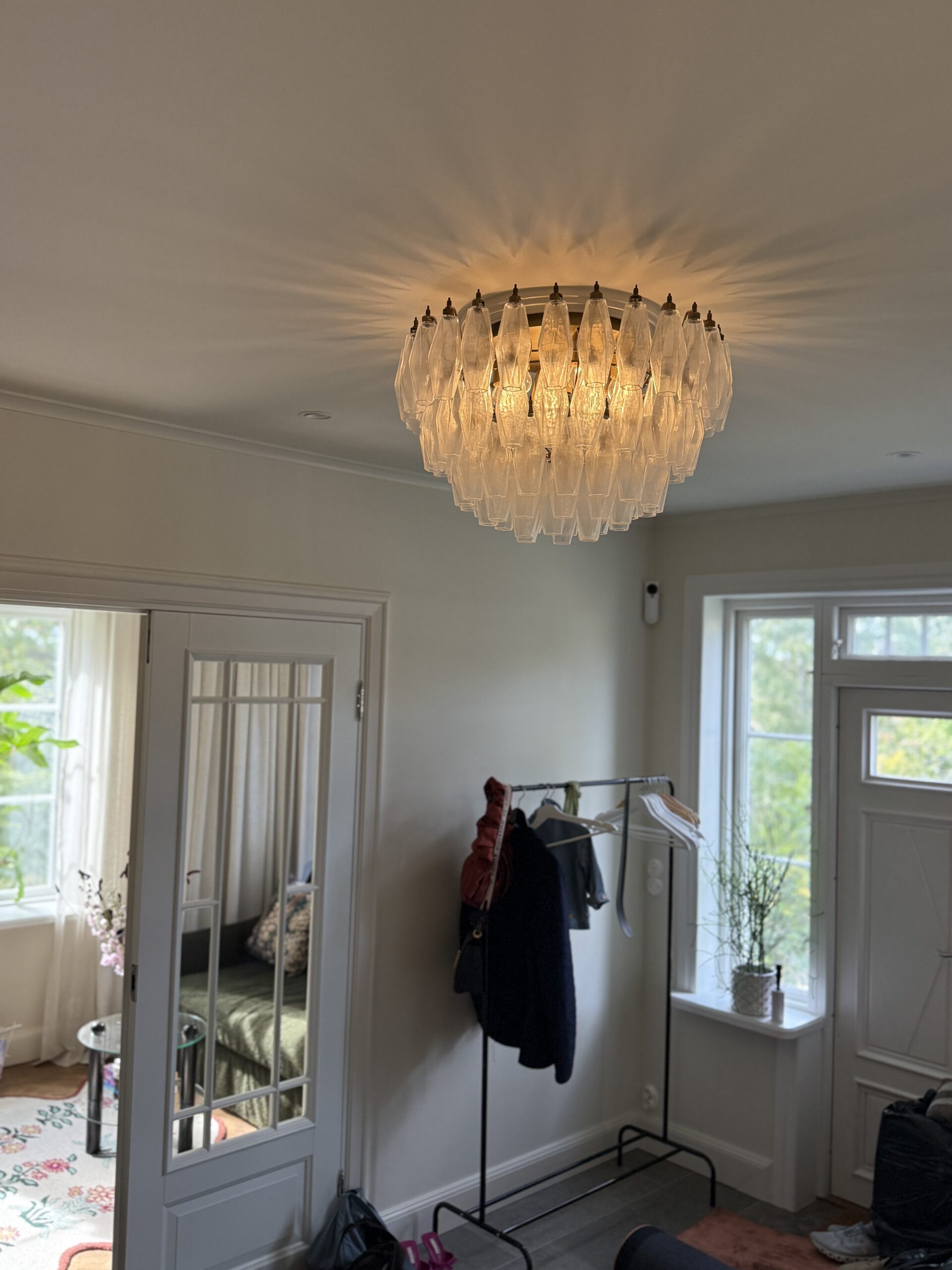 Murano Poliedri Ceiling Light – Carlo Scarpa Style — additional view