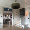 Smoked Murano Tubular Chandelier – 101 Glass Prisms in handblown Italian glass