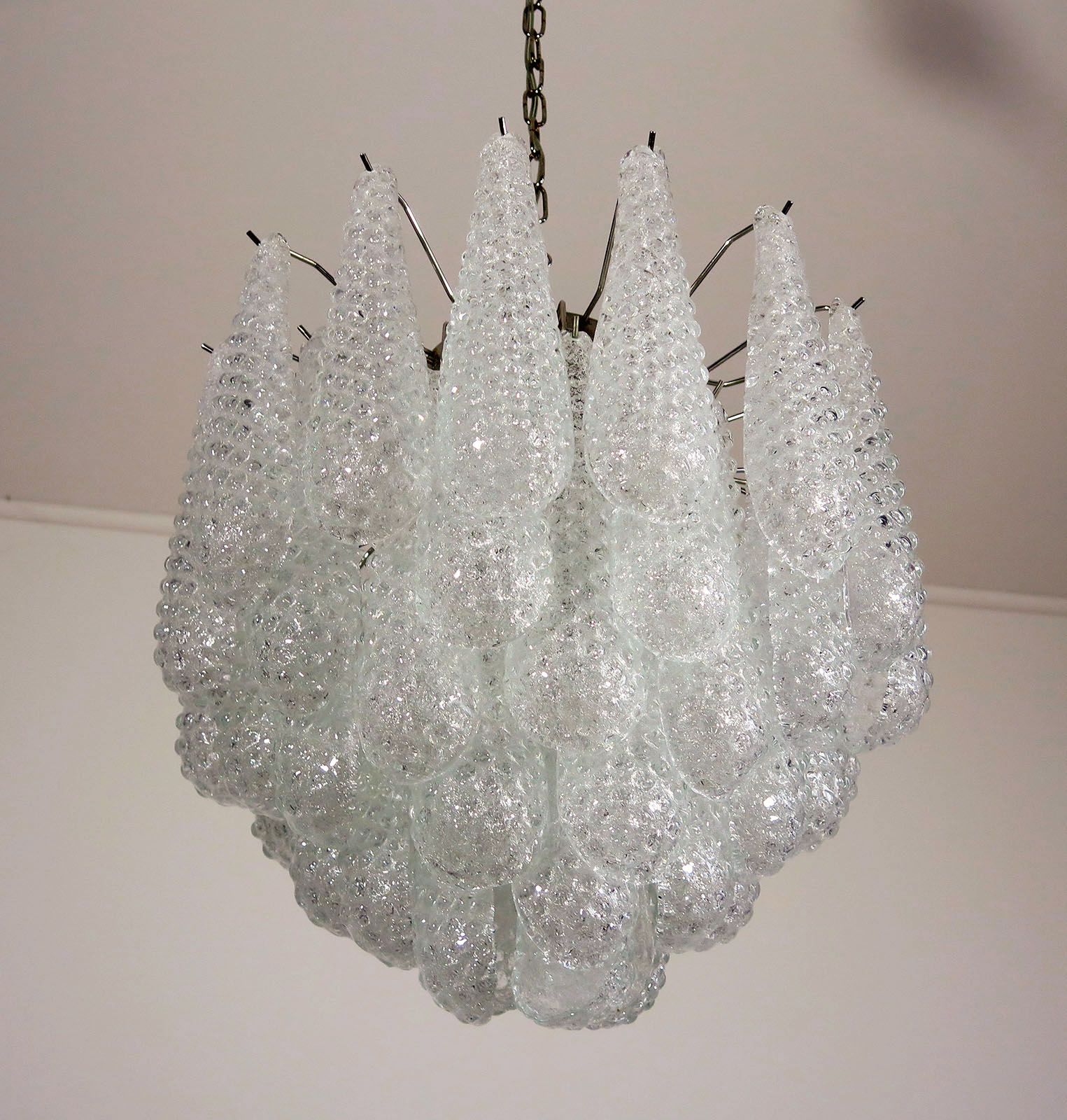 Handblown Murano glass — Drops Transparent