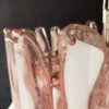 Pink Murano Petal Chandelier – 52 Glass Petals