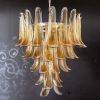 Handblown Murano glass — Petal Amber