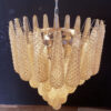 Amber Murano Drops Chandelier – 52 Glass Drops