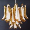 Handblown Murano glass — Petal Amber