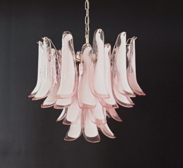 Handblown Murano glass — Petal Pink