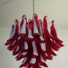 Handblown Murano glass — Petal Red