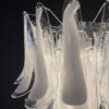 Transparent Murano Petal Chandelier – 41 Glass Petals