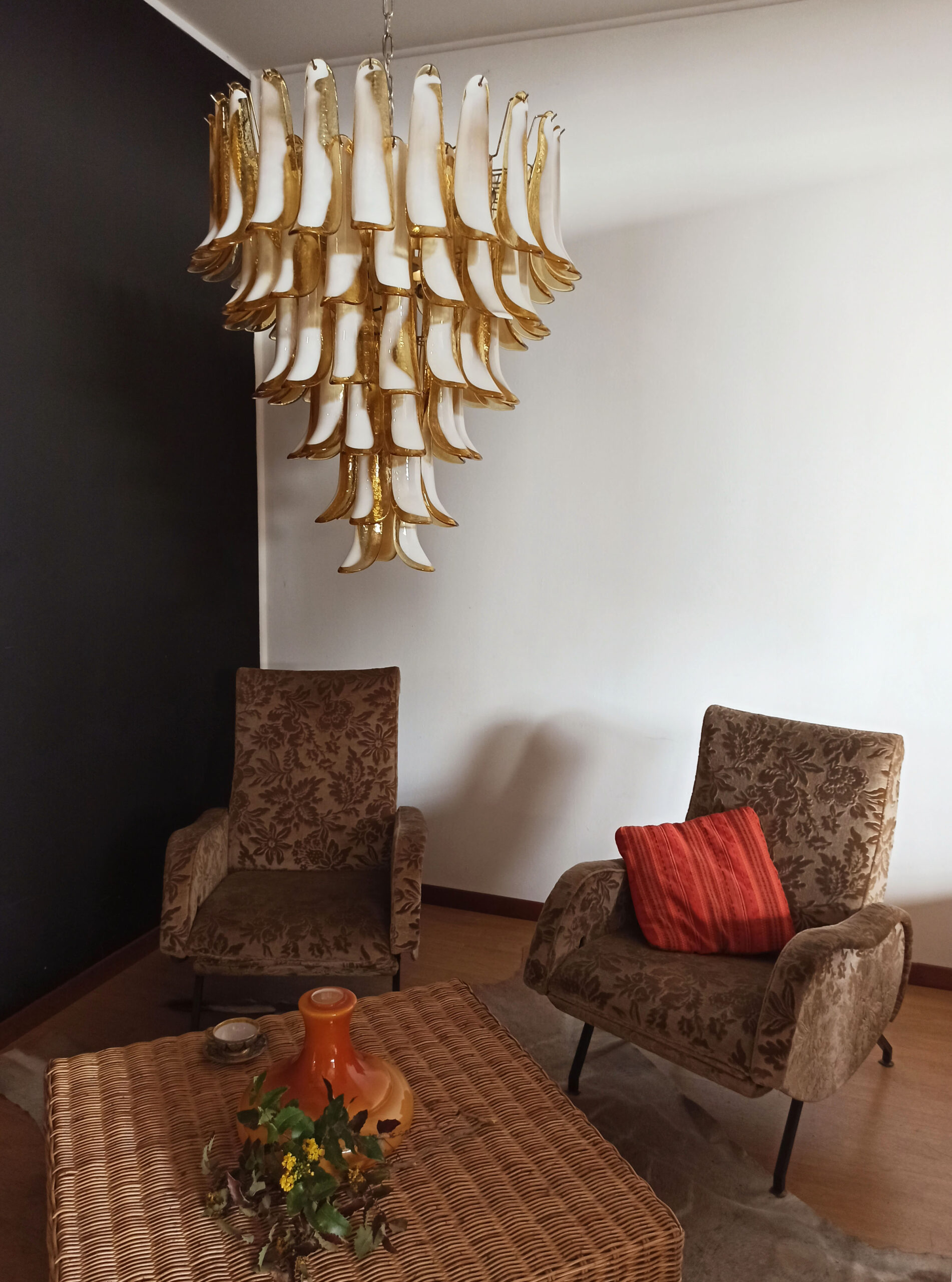 Handblown Murano glass — Petal Transparent
