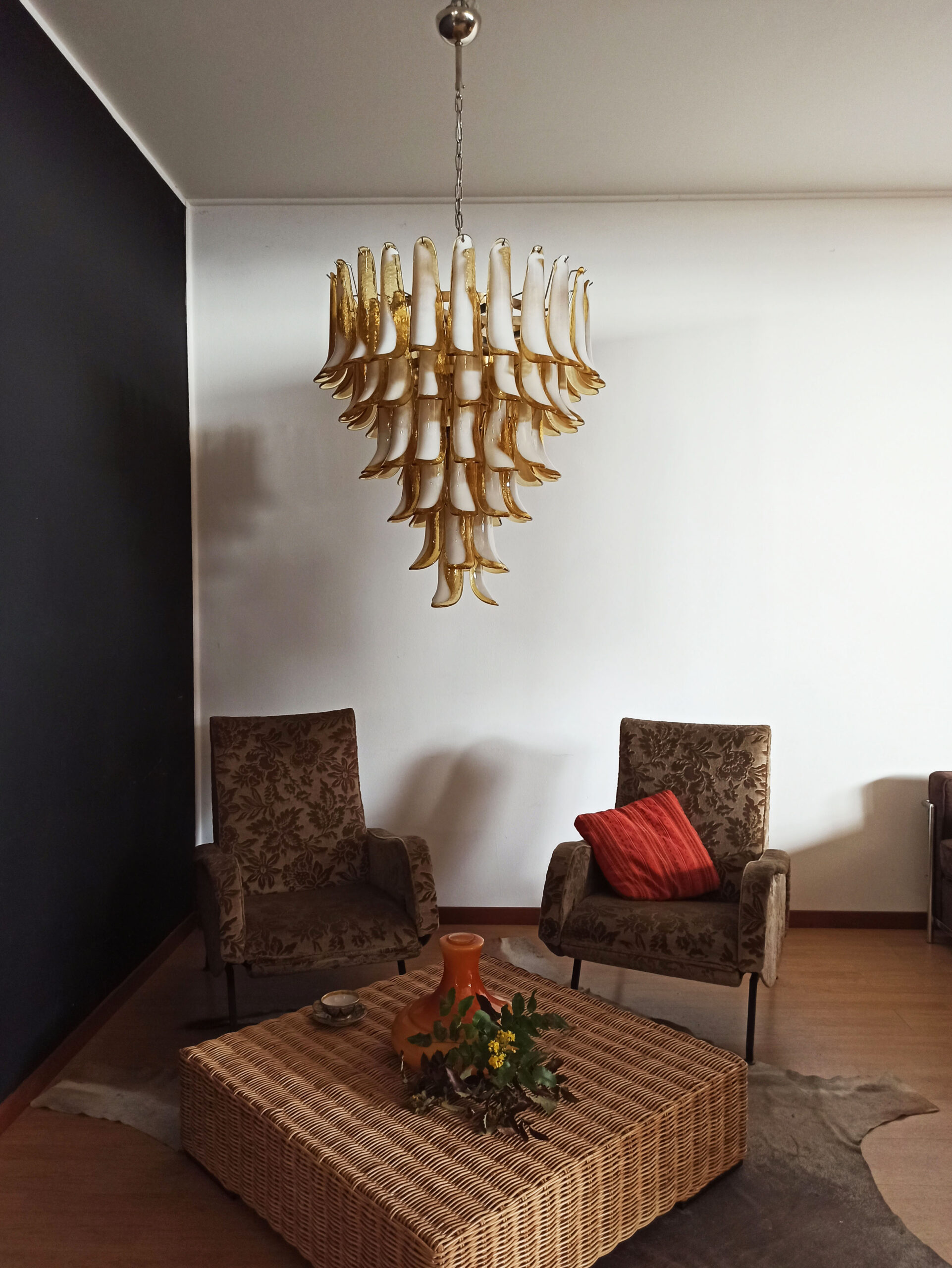 Handblown Murano glass — Petal Transparent