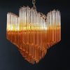 Handblown Murano glass — Quadriedri Amber