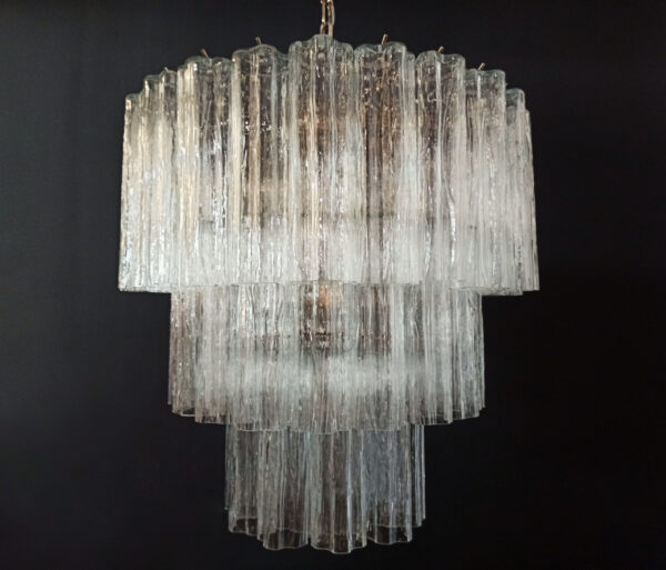 Handblown Murano glass — Tubular Transparent