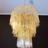 Handblown Murano glass — Tubular Amber