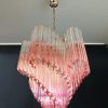 Handblown Murano glass — Quadriedri Pink