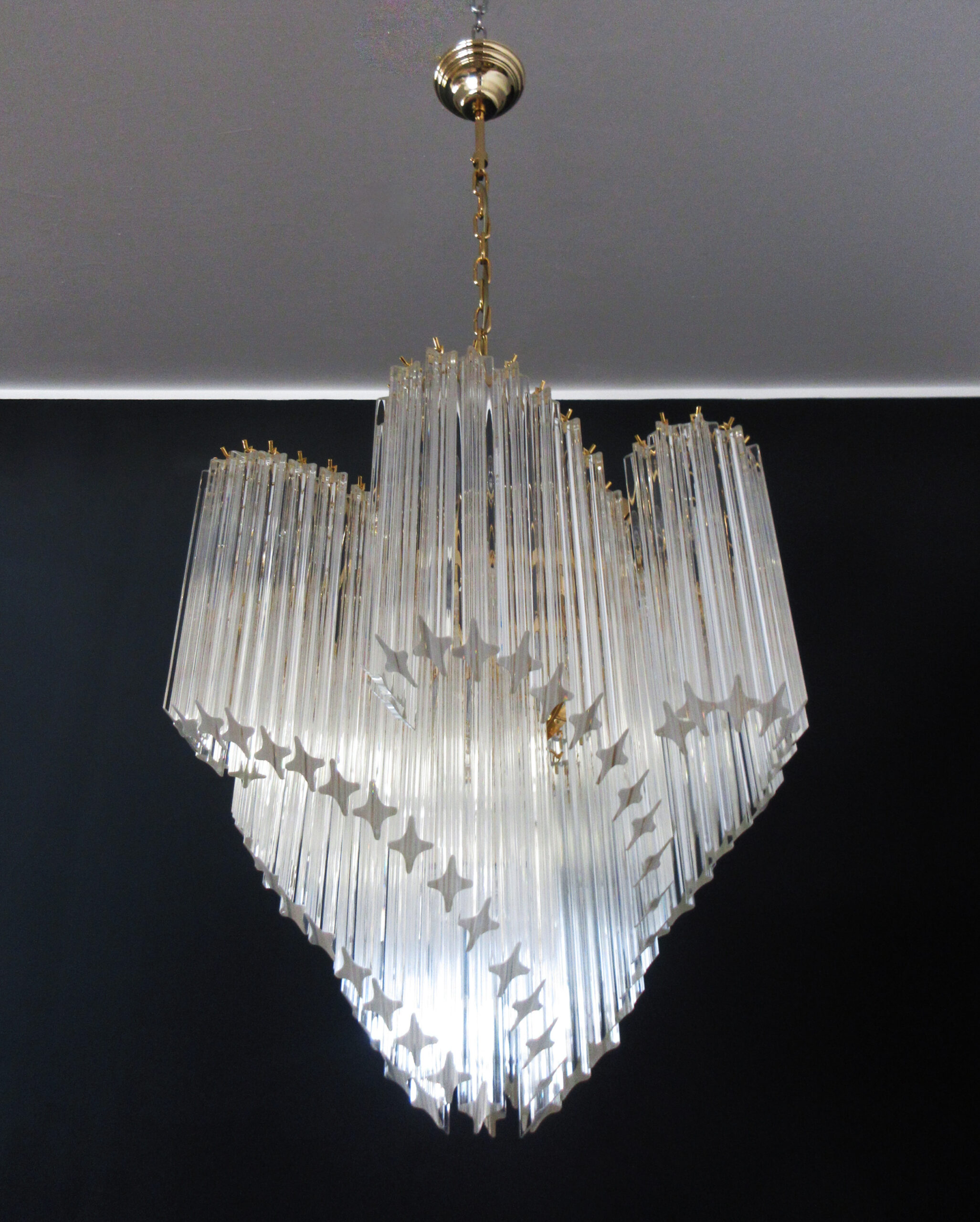 Handblown Murano glass — Quadriedri Transparent