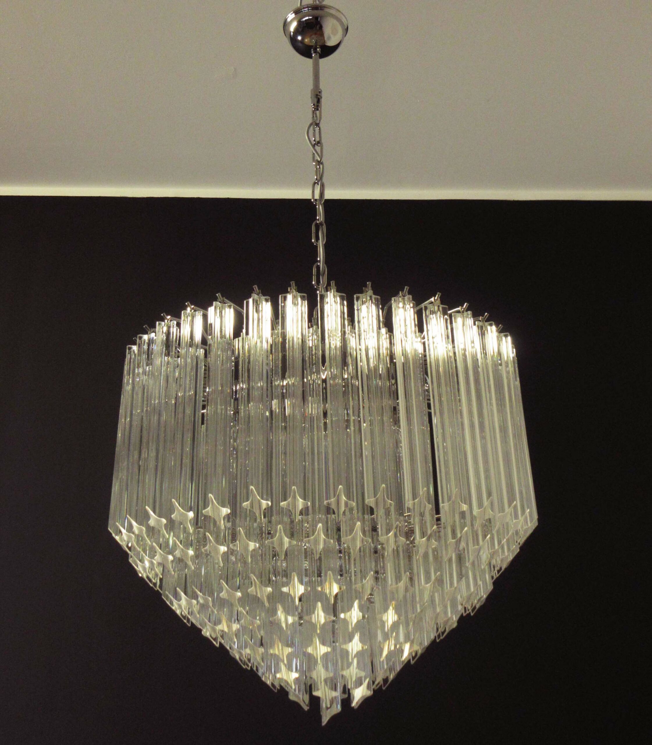 Handblown Murano glass — Quadriedri Transparent