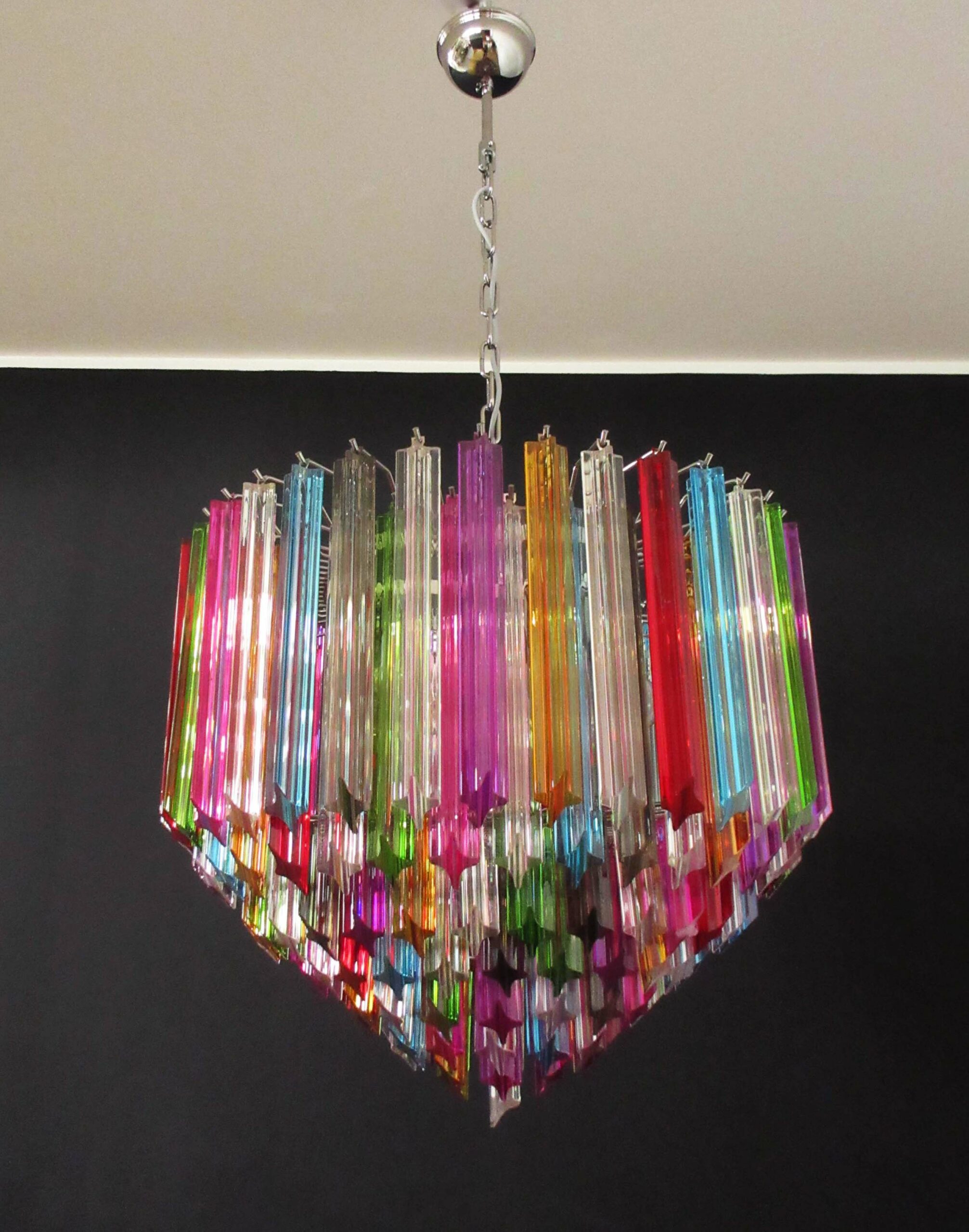 Handblown Murano glass — Quadriedri Multicolour