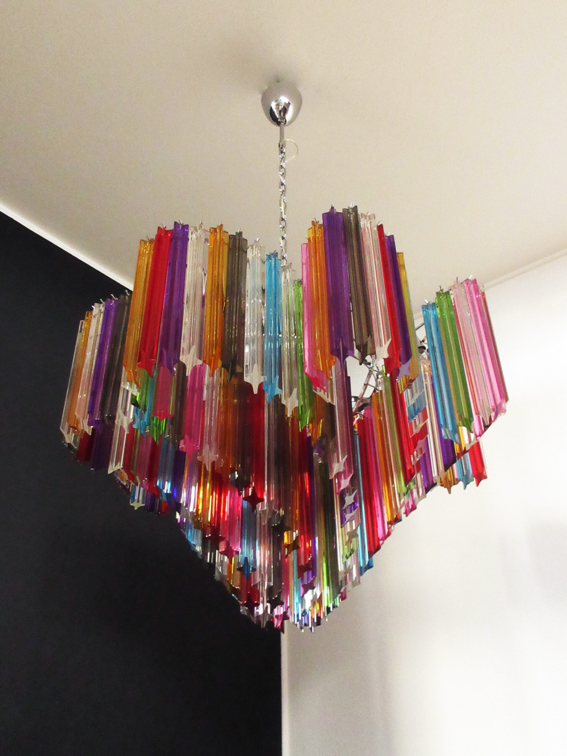 Handblown Murano glass — Quadriedri Multicolour
