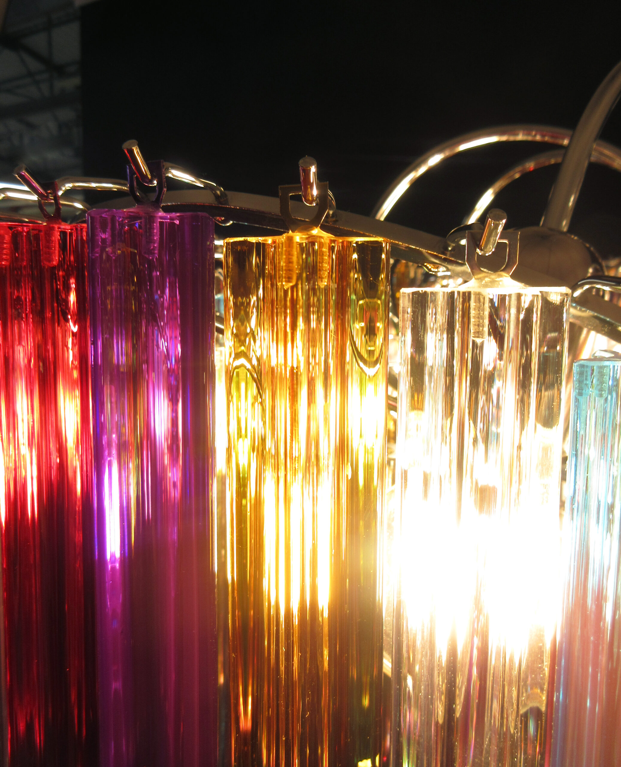 Handblown Murano glass — Quadriedri Multicolour