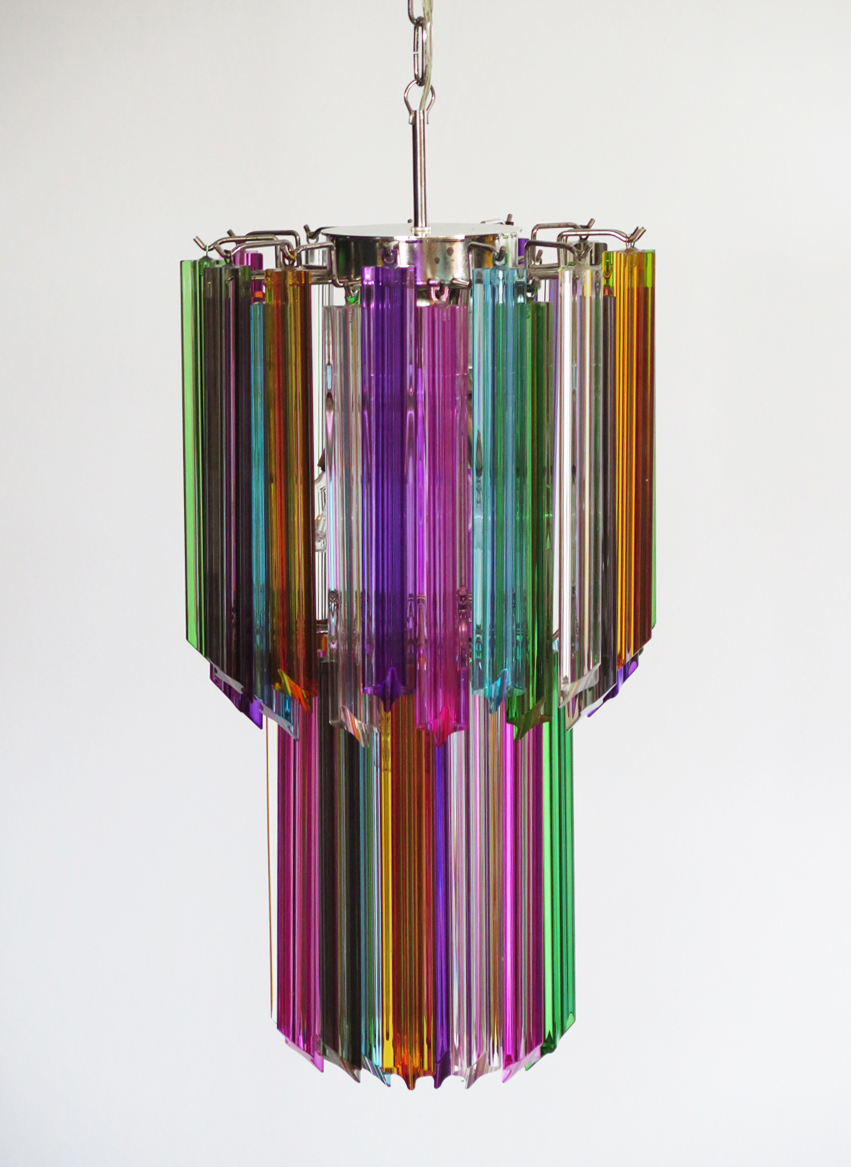 Handblown Murano glass — Quadriedri Multicolour