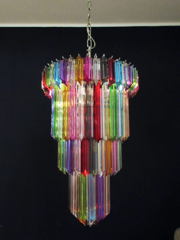 Handblown Murano glass — Quadriedri Multicolour