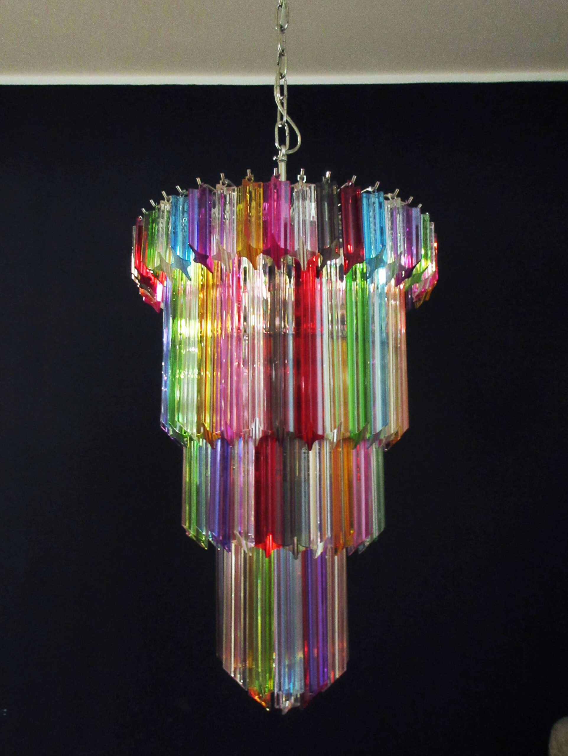 Handblown Murano glass — Quadriedri Multicolour