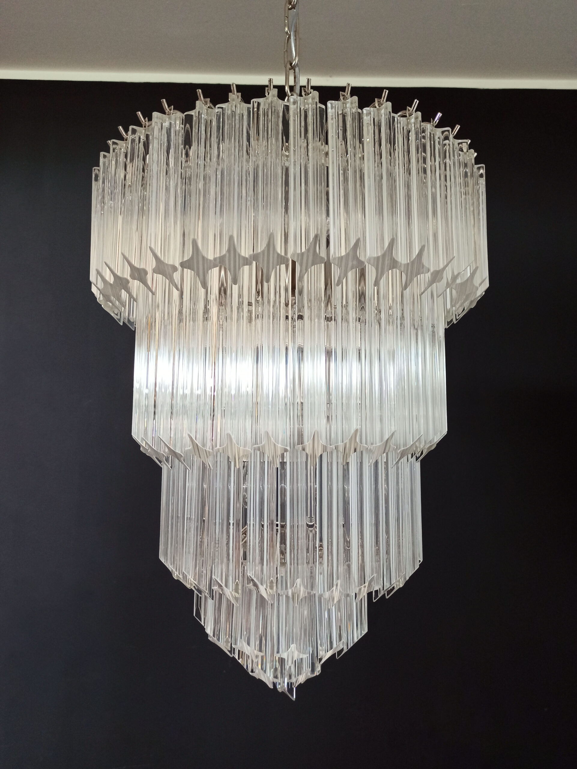 Handblown Murano glass — Quadriedri Transparent