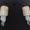 Handblown Murano glass — Quadriedri Transparent/Gold