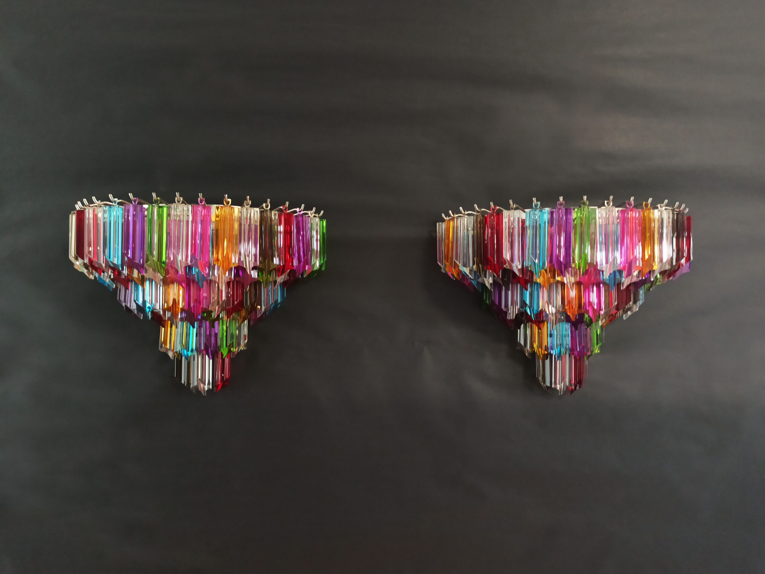 Handblown Murano glass — Quadriedri Multicolour