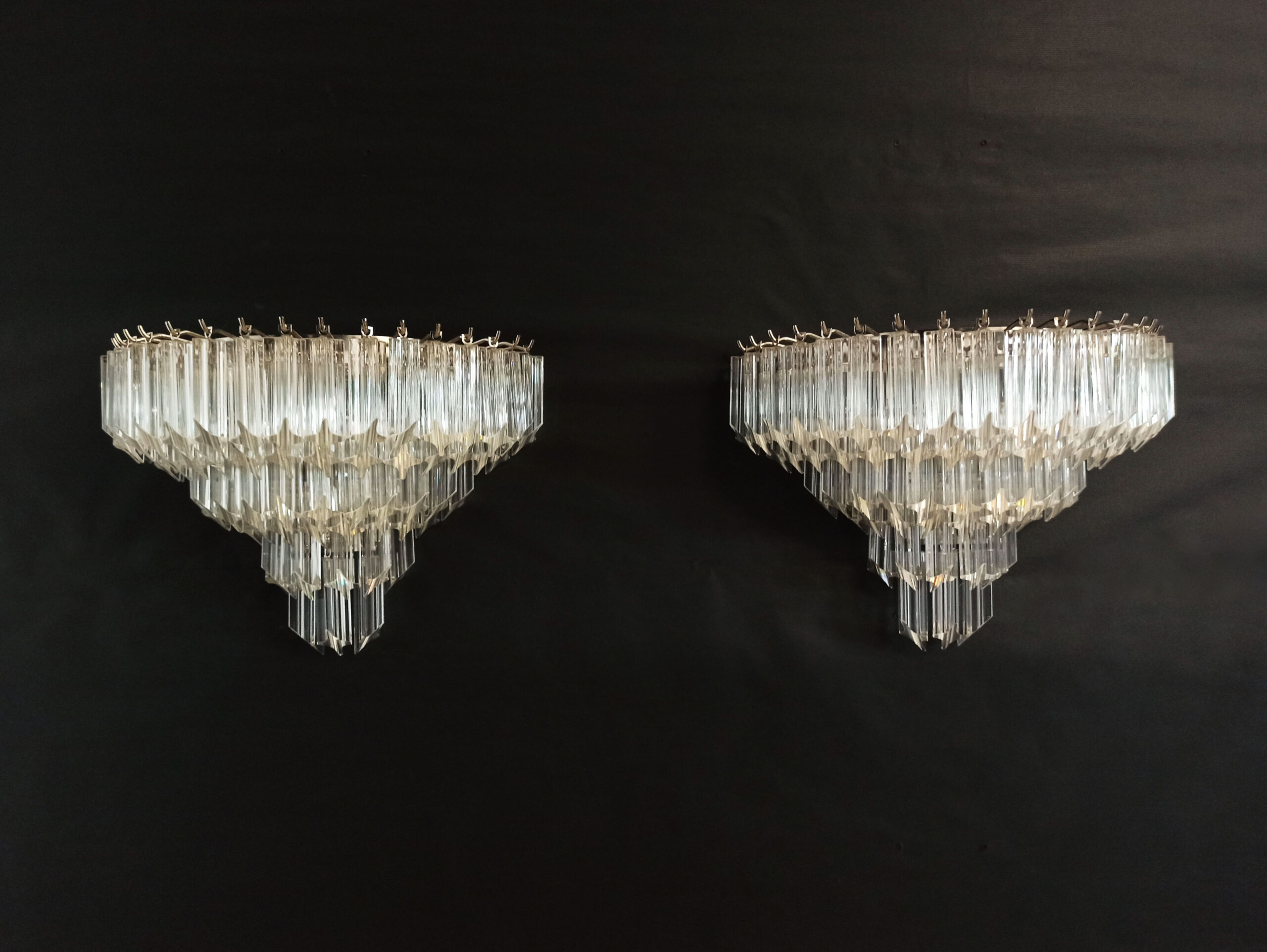 Handblown Murano glass — Quadriedri Transparent