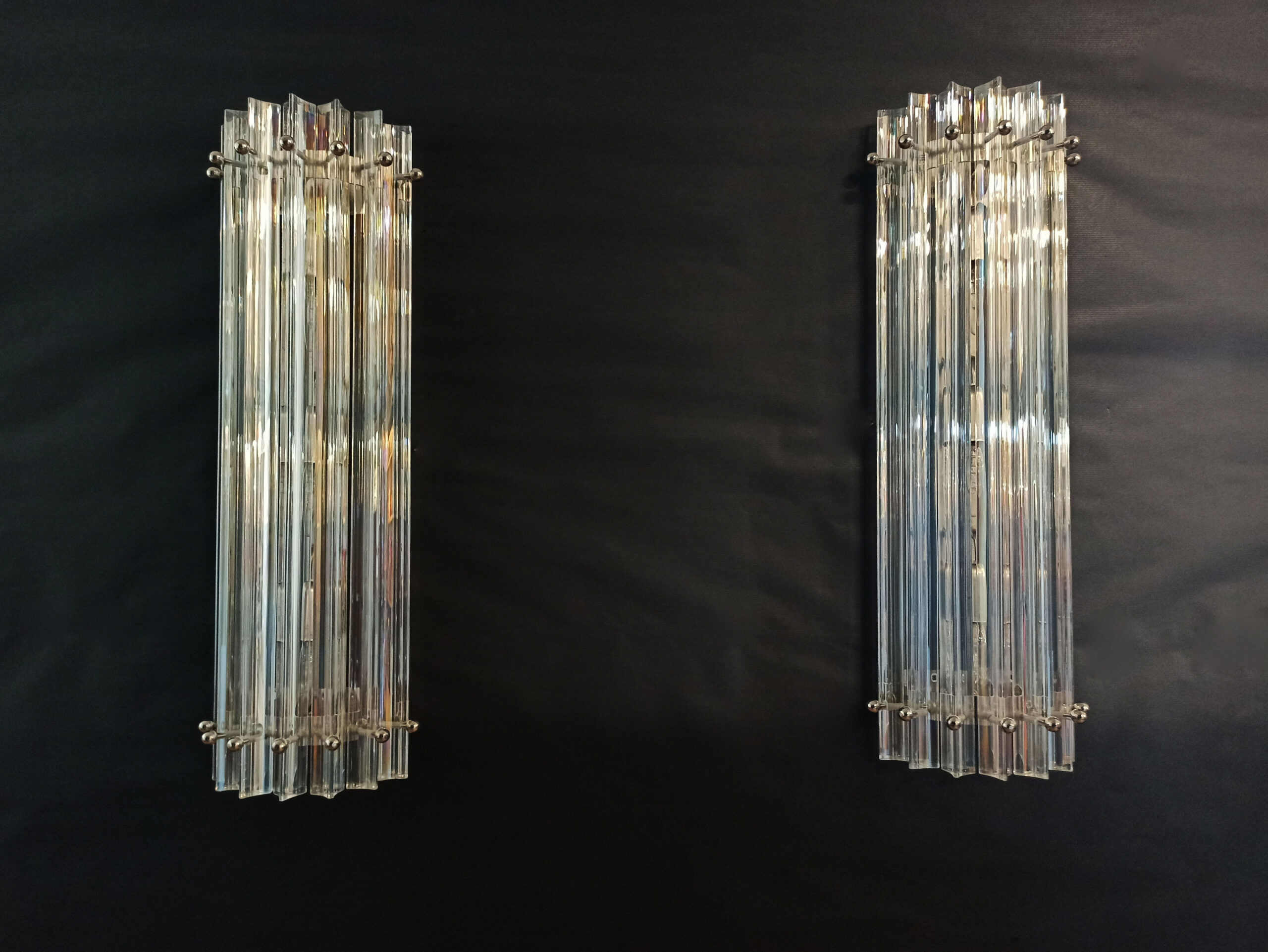Handblown Murano glass — Triedri Transparent