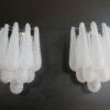 Transparent Murano Drops Wall Sconce – 10 Glass Drops – Set of 2