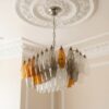 Murano Poliedri Chandelier – 56 Poliedri Glass — handblown Murano glass, made in Italy