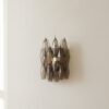 Dark Sand Murano Poliedri Wall Sconces – Set of 2 — handblown Murano glass, made to order in Italy