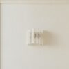 Etched Murano Tube Wall Sconces – 5 Glass Tubes – Set of 2 — handblown Murano glass, made to order in Italy