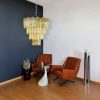Honey Murano Tiered Chandelier – 80 Glasses — handblown Murano glass, made in Italy