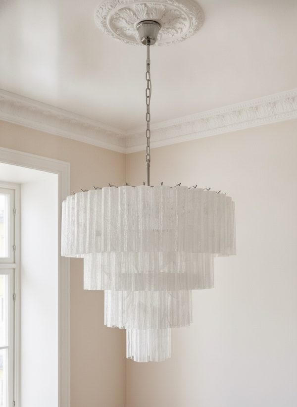 Murano Alabaster Chandelier – 78 Alabaster Glass