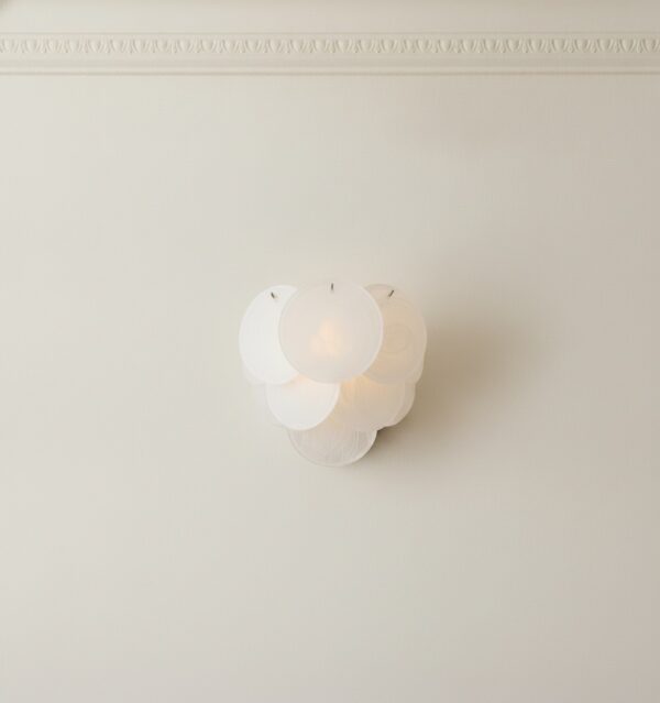 Murano Alabaster Wall Sconce – 10 Alabaster Glass – Set of 2 — handblown Murano glass, made to order in Italy