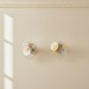 Handblown Murano Disks Wall Sconce – Set of 2 mounted on the wall