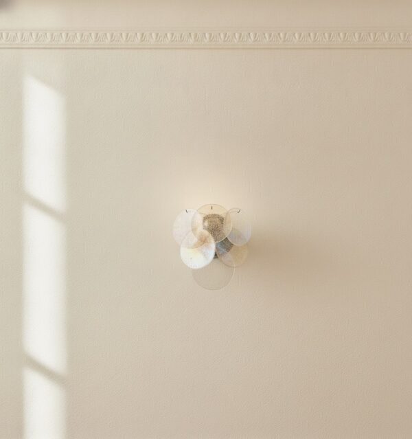 Murano Disks Wall Sconce – Set of 2 — handblown Murano glass, made to order in Italy
