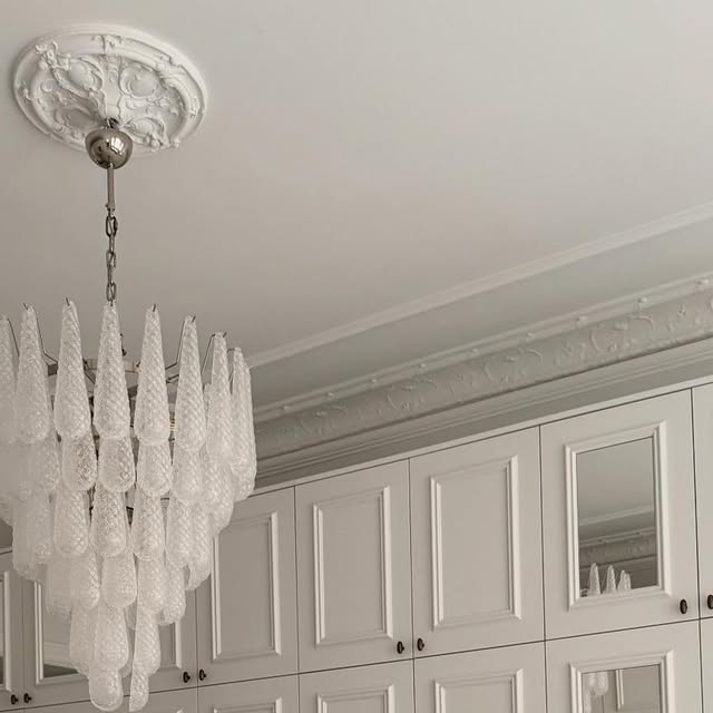 Handblown Murano Drops Chandelier – 41 Glass Drops — ODO Items
