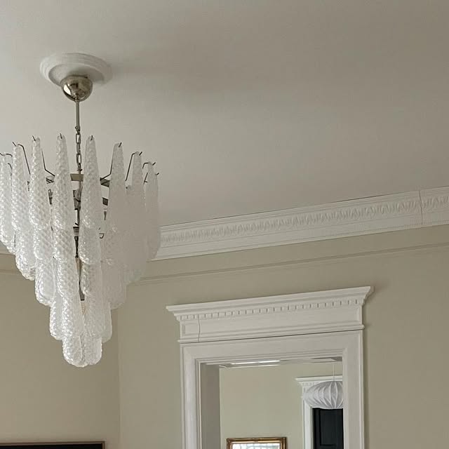 Handblown Murano Drops Chandelier – 52 Glass Drops in a Swedish home — ODO Items